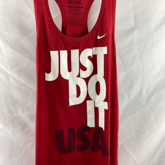 Nike Tops - Red/white Nike Just DO IT US  Olympic Team 2012